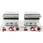 Komerciālais vafeļu cepējs Dubultais Kvadrātveida Beļģu | Adexa MLP801B2 - Image 5