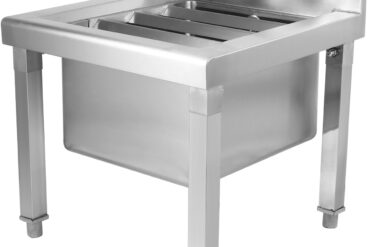 Uzkopšanas slotas izlietne un baseins Nerūsējošais tērauds 500x500x550mm | Adexa MS5050