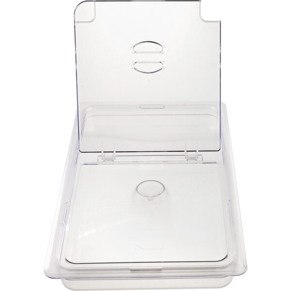 Polikarbonāta Gastronorm trauka vāks ar atveramo vāciņu GN1/1 | Adexa P811LF