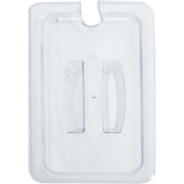 Polikarbonāta Gastronoma Tvertnes Vāks ar Karotes Padziļinājumu GN1/2 | Adexa P812LN