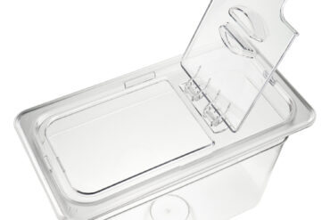 Polikarbonāta Gastronorm vāks ar atveramu vāku GN1/3 | Adexa P813LF