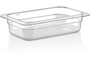 Polikarbonāta Gastronoma Panna GN1/4 Dziļums 65mm Caurspīdīga | Adexa P8142