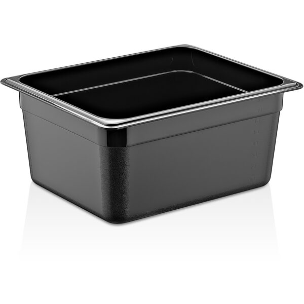 Polikarbonāta Gastronorm Panna GN1/2 Dziļums 150mm Melna | Adexa PB8126