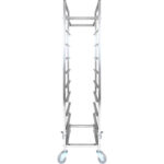 10 līmeņu ratiņi plauktiem/pannām/plātēm platumam 222-352mm Nerūsējošais tērauds | Adexa PT10