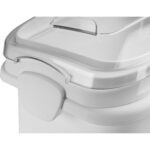 Mobilā sastāvdaļu tvertne 120 litri, caurspīdīgs vāks | Adexa QHID120 - Image 4