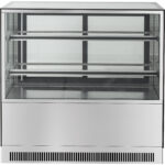 Kūku letes vitrīna 1000x700x1200mm 2 plaukti Spoguļpriekšpuse LED | Adexa GN1000RF2 - Image 4