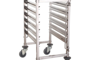 Plaukts/Paplāte/Panna Ratiņi Nerūsējošā tērauda Gastronorm GN1/1 6 līmeņi | Adexa RT1106