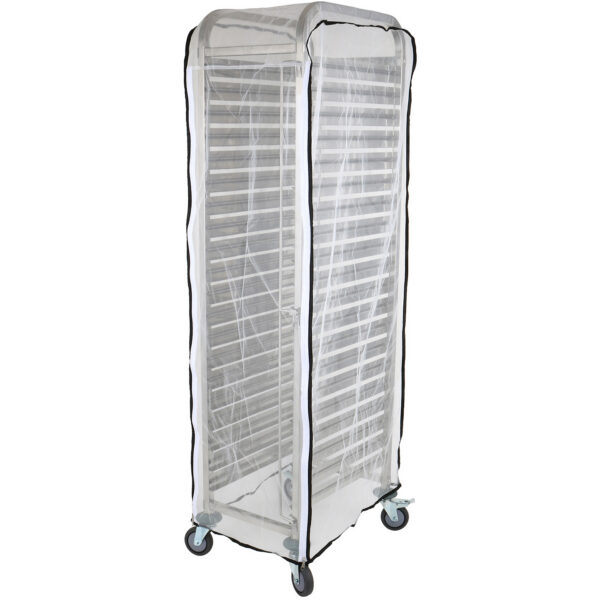 Vāks ar 2 rāvējslēdzējiem Adexa RT1115 plastmasas ratiņiem | Adexa RT1115C