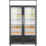 Display pudeļu dzesētājs stāvus divviru durvis 745 litri Apgaismots augšējais panelis | Adexa SC760FA - Image 3