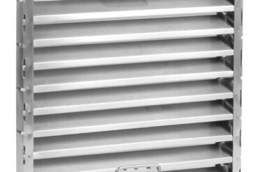 Nosūces nojumes Atvairītāja filtrs ar rokturi un vadotnēm Nerūsējošais tērauds 500x500x40mm | Adexa SCF50504HG