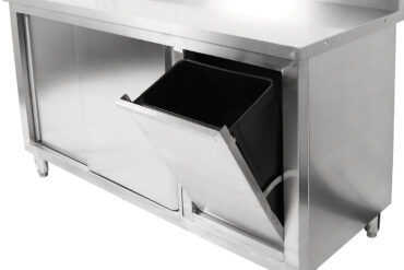 Komerciāls Skapis Labajā pusē Atkritumu tvertne 1400x600x900mm | Adexa SCP60140BRBR