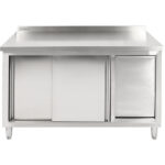 Komerciāls Skapis Labajā pusē Atkritumu tvertne 1400x600x900mm | Adexa SCP60140BRBR - Image 5