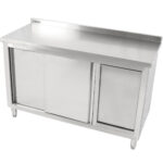 Komerciāls Skapis Labajā pusē Atkritumu tvertne 1400x600x900mm | Adexa SCP60140BRBR - Image 2