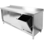 Komerciālais skapītis Labais sāns Atkritumu tvertne 1600x700x900mm | Adexa SCP70160BRBR