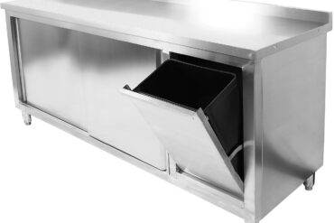 Komerciāls skapītis labajā pusē Atkritumu tvertne 1600x600x900 mm | Adexa SCP60160BRBR