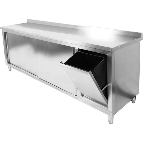 Komerciālais Skapis Labā puse Atkritumu Tvertne 1800x700x900mm | Adexa SCP70180BRBR