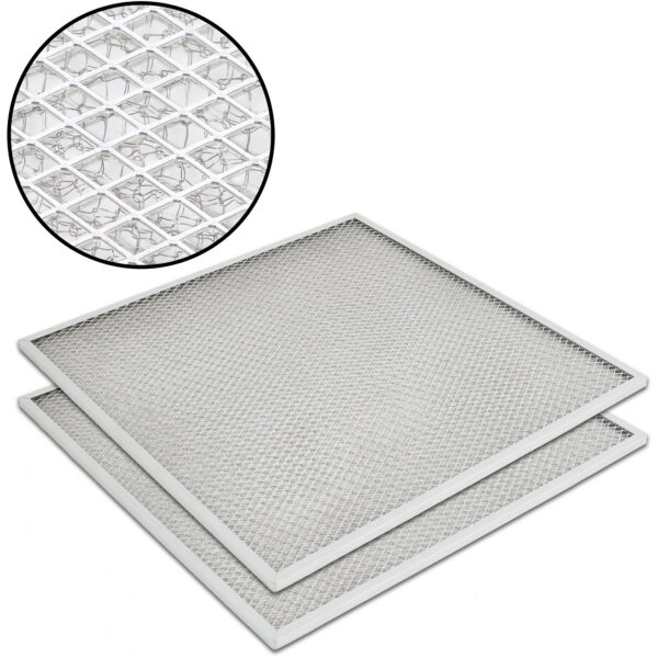 Sieta filtrs Premium nerūsējošais tērauds un alumīnijs 470x470x10mm | Adexa SMF50501x2