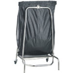 Profesionāls maisu turētāju ratiņš ar ritenīšiem un pedāli, aizvērts mutē | Adexa STBH01