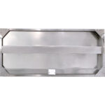 Sienas skapja skapis ar durvīm Nerūsējošais tērauds 800x400x650mm | Adexa SWC80402D - Image 2