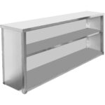 Sienas skapītis no nerūsējošā tērauda 1600x400x800mm | Adexa SWCH16040 - Image 2