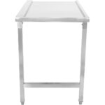 Izkrāmēšanas galds Kreisā puse 1100x650x850mm Bez apakšējās plaukta Bez aizsargsienas Nerūsējošais tērauds | Adexa SWT11065R - Image 4