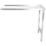 Izkrāvēšanas galds Labā puse 1100x650x850mm Bez apakšējā plaukta Bez aizsargmales Nerūsējošs tērauds | Adexa SWT11065L - Image 6