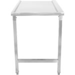 Izkrāvēšanas galds Labā puse 1100x650x850mm Bez apakšējā plaukta Bez aizsargmales Nerūsējošs tērauds | Adexa SWT11065L - Image 2