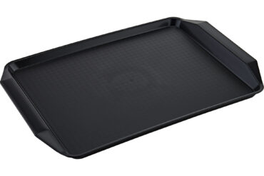 Polipropilēna taisnstūrveida servēšanas paplāte 430x305mm melna | Adexa TF0003