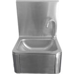 Komerciālais roku mazgāšanas izlietne, ceļgalu kontrole, nerūsējošais tērauds | Adexa WB002