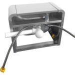 Komerciālais roku mazgāšanas izlietne, ceļgalu kontrole, nerūsējošais tērauds | Adexa WB002 - Image 5