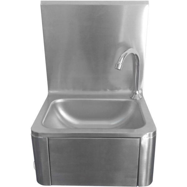 Komerciālais roku mazgāšanas izlietne, ceļgalu kontrole, nerūsējošais tērauds | Adexa WB002