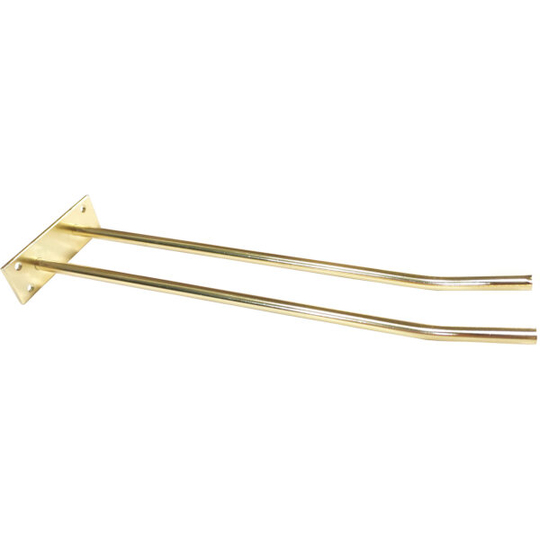 Vīna glāžu turētājs uz sienas, zelta, garums 300mm, 3 vīna glāzes | Adexa WGA18500300G