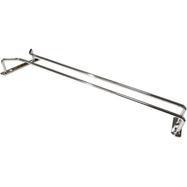 Sudraba vīna glāžu plaukts Griestos stiprināms Garums 400mm 5 vīna glāzes | Adexa WGR116S