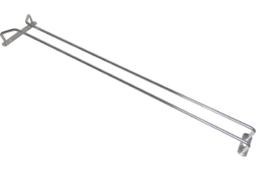 Vīna glāžu turētājs Sudrabs Pie griestiem piestiprināms Garums 600mm 7 vīna glāzes | Adexa WGR124S