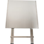 Salokāms nerūsējošā tērauda bistro galds 600x600x700mm | Adexa WHBT6060 - Image 4