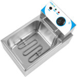 Komerciālais fritieris Vienvietīgais Elektriskais 10 litru 2.5kW Galda | Adexa WHCDFS - Image 4