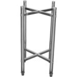 Komerciāls nerūsējošā tērauda griešanas dēļa galds / Gaļas kapāšanas bloks ⌀520*750mm | Adexa WHCY0303 - Image 5