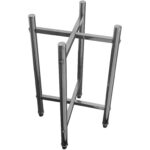 Komerciāls nerūsējošā tērauda griešanas dēļa galds / Gaļas kapāšanas bloks ⌀520*750mm | Adexa WHCY0303 - Image 6