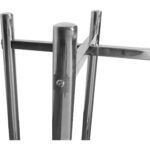 Komerciāls nerūsējošā tērauda griešanas dēļa galds / Gaļas kapāšanas bloks ⌀520*750mm | Adexa WHCY0303 - Image 2