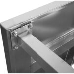 Komercaprīkojuma statīvs / Zema augstuma galds Nerūsējošais tērauds 450x450x400mm | Adexa WHPS4545 - Image 8