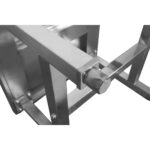 Komercaprīkojuma statīvs / Zema augstuma galds Nerūsējošais tērauds 450x450x400mm | Adexa WHPS4545 - Image 3