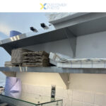 Sienas plaukts nerūsējošais tērauds 1500x300x250mm | Adexa WHWS126018 - Image 2