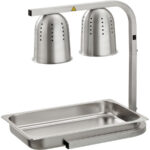 Komerciāls pārtikas sildītājs ar 2 sildlampām GN1/1 | Adexa WL550