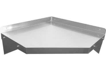 Sienas plaukts stūra vienība Nerūsējošais tērauds 600x600x250mm | Adexa WSCN6030