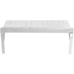 Sienas plaukts perforēts 1 līmenis Nerūsējošais tērauds 1200x300x254mm | Adexa WSW30120P - Image 5