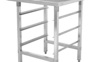 Izkrāmēšanas galds Labā puse 800x650x865mm Ar trauku mazgājamās mašīnas groza statīvu Ar šļakataizsargu Nerūsējošais tērauds | Adexa WTF6065R