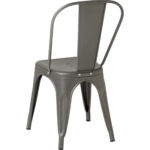 Bistro ēdamistabas krēsls Tērauda Gun Metal Iekštelpās | Adexa WW163DG - Image 4