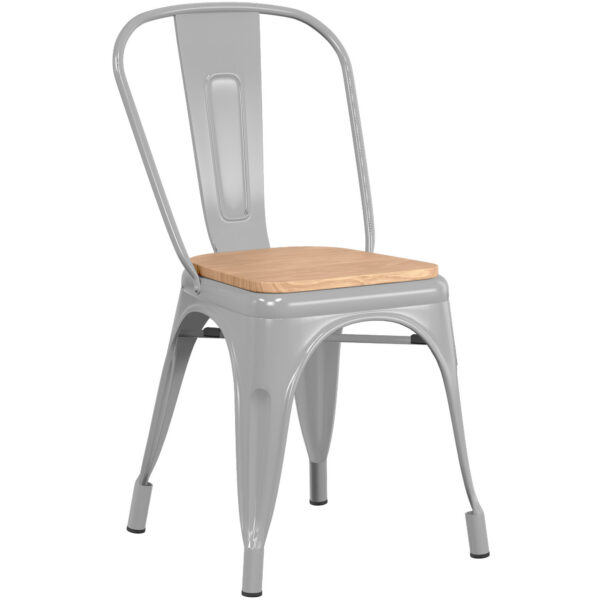 Bistro Ēdamistabas Krēsls Tērauda Pelēks Iekštelpām | Adexa WW170GN