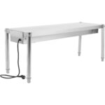 Tirdzniecības portāls ar sloksnes sildītāju un apgaismojumu 600 mm | Adexa XDHHB6001T - Image 6