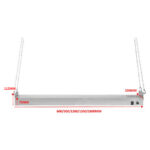 Komerciālais piekārtās konstrukcijas gantrijs ar siltuma elementu, apgaismojumu un ķēdēm 1200 mm | Adexa XDHHB1200N - Image 7